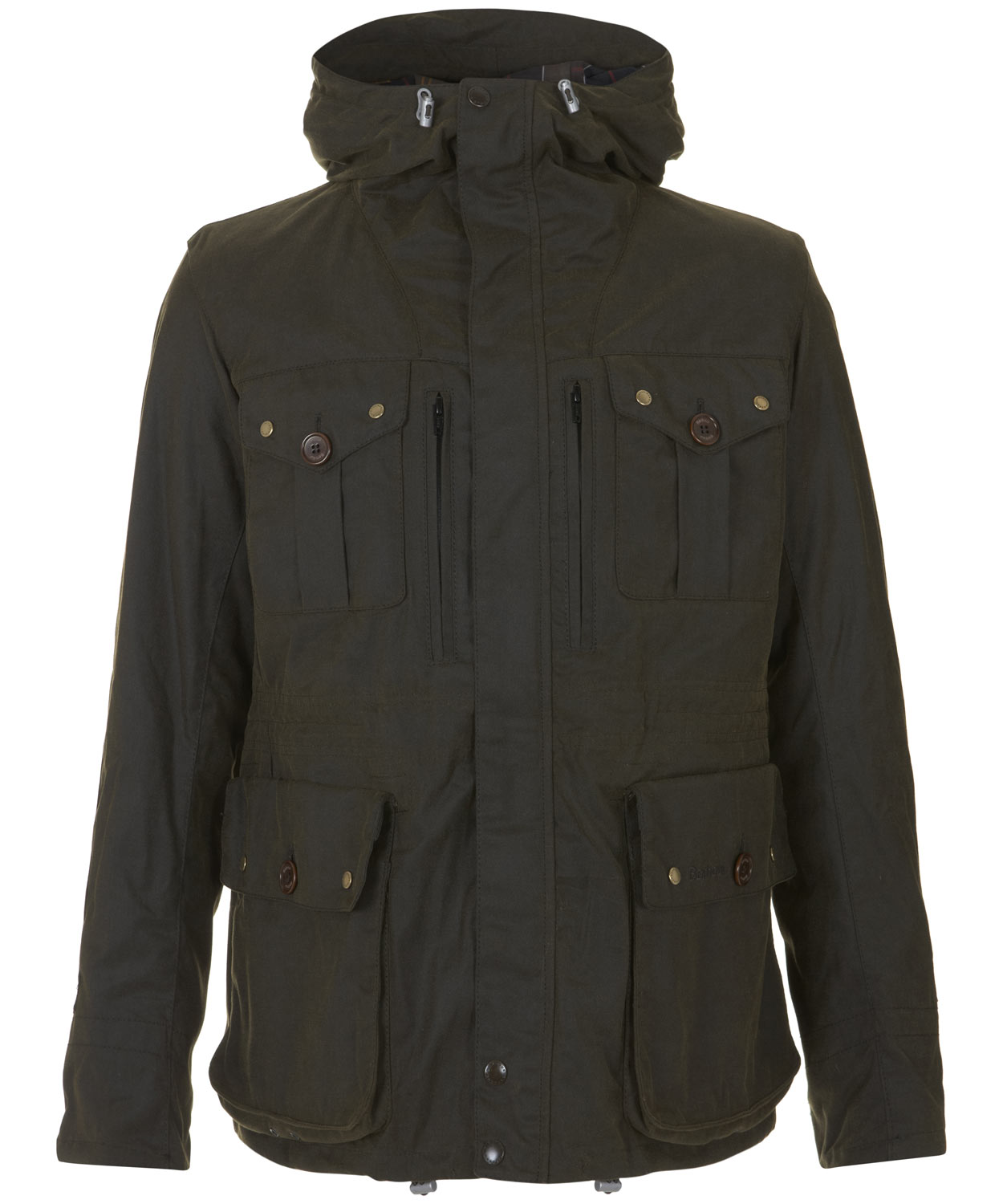 Lyst - Barbour Olive Mountain Parka Wax Jacket in Green for Men