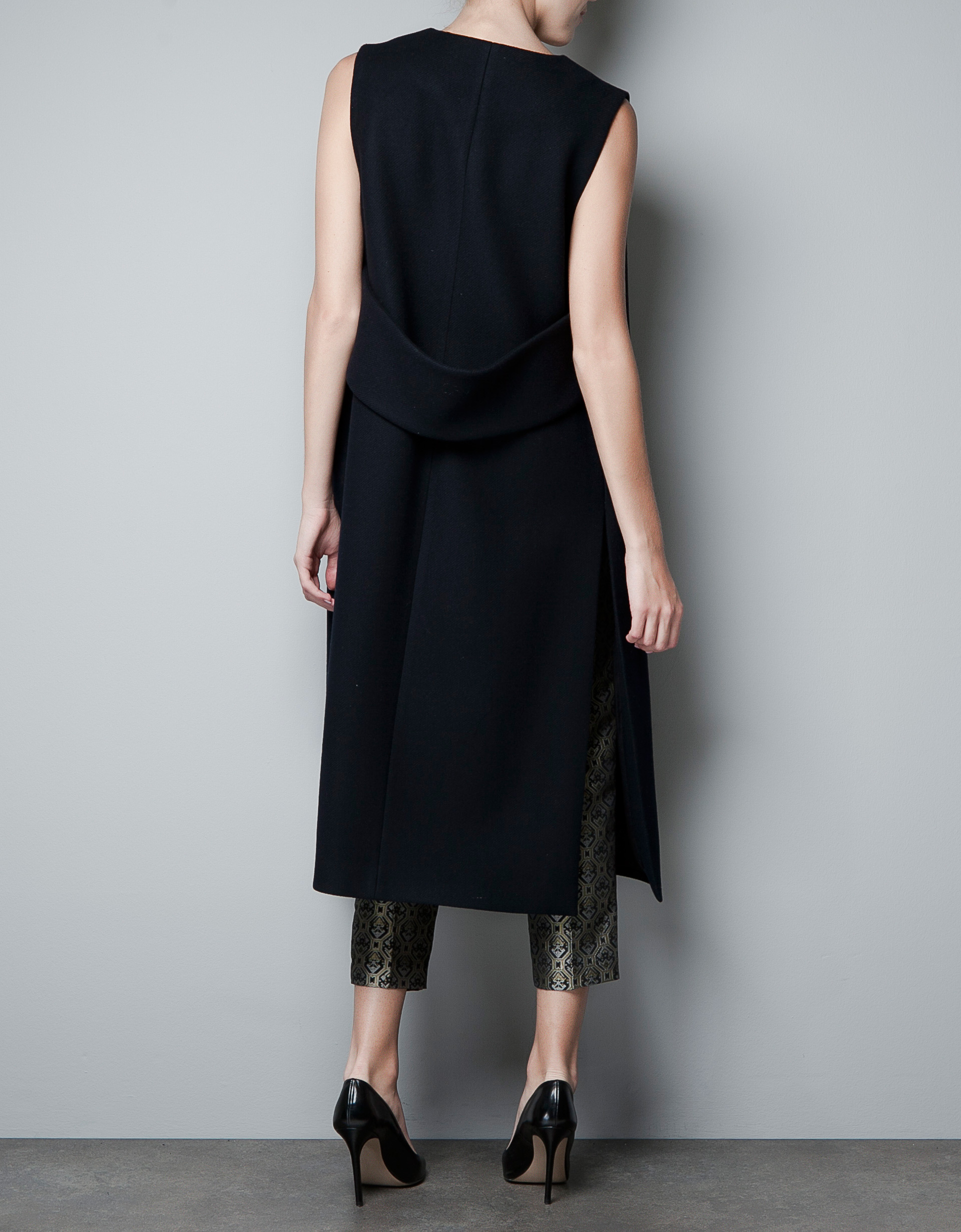 Zara Studio Waistcoat in Black Lyst