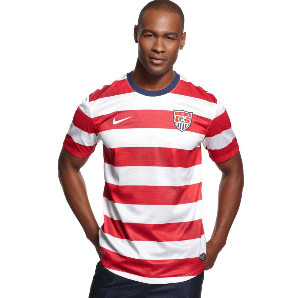 Nike Usa Home Reply Soccer Jersey in Red for Men - Lyst