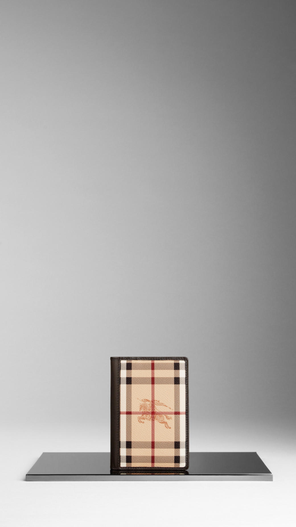 Burberry Check Passport Holder in Chocolate (Brown) - Lyst