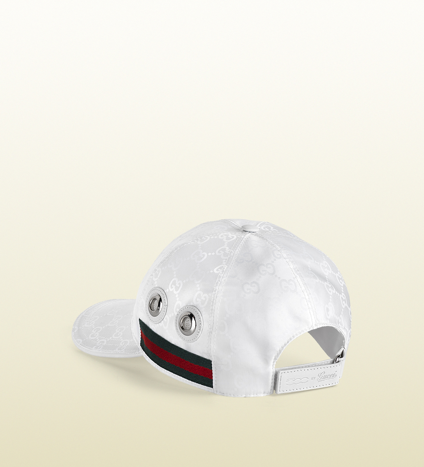 gucci white baseball cap