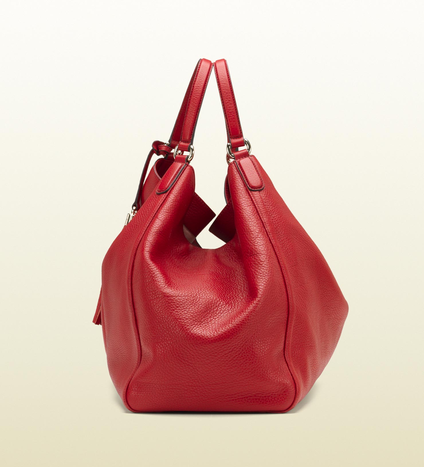 Gucci Soho Leather Shoulder Bag in Red Lyst