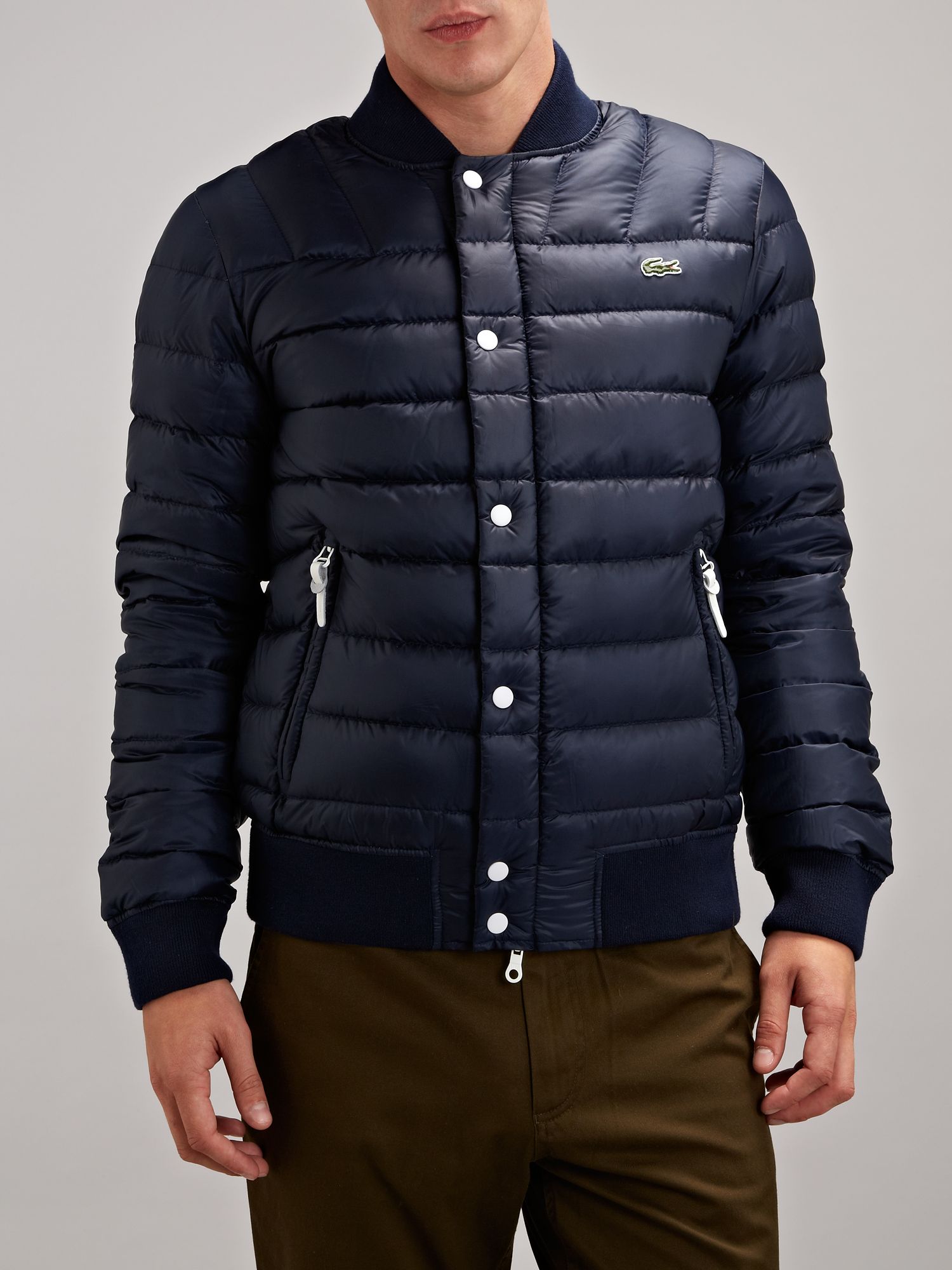 Lacoste Live Puffa Jacket in Blue for Men | Lyst