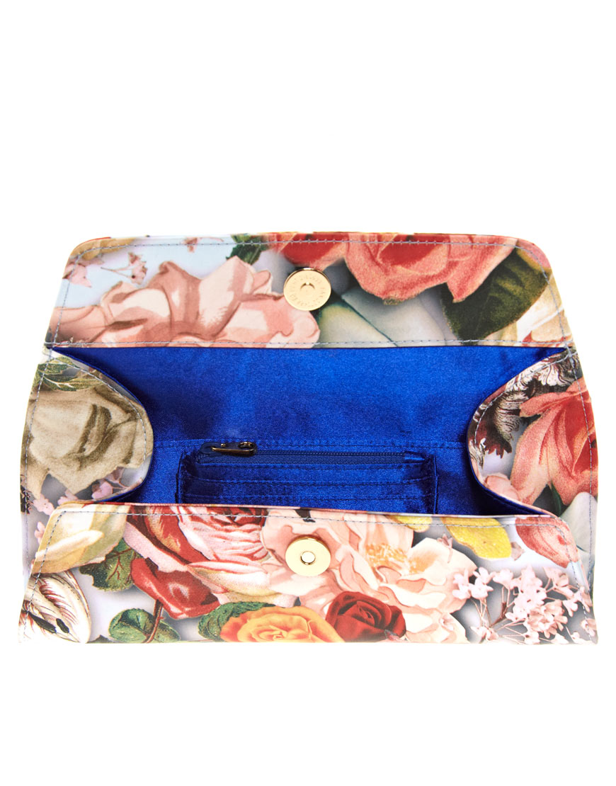 Lyst Ted baker Floral Evening Clutch Bag