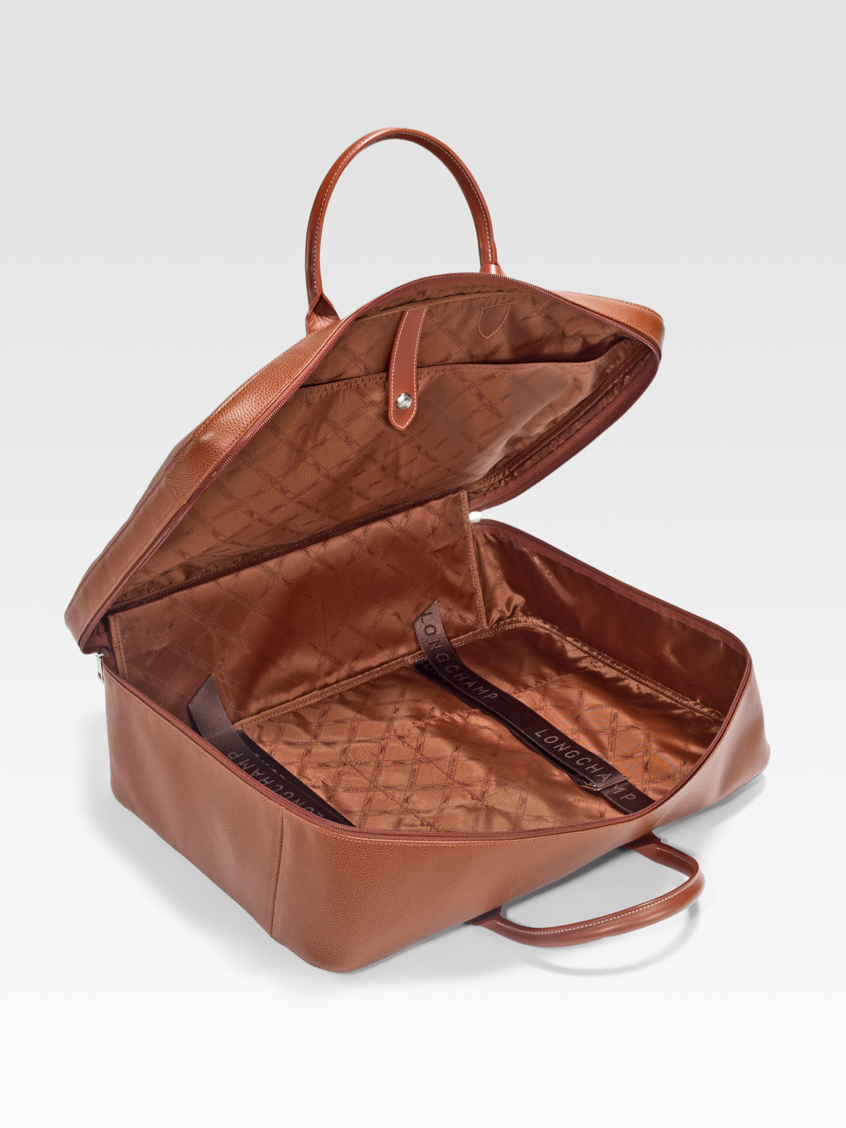 Veau Foulonne Leather Travel Bag