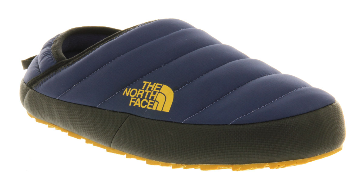 north face slippers yellow