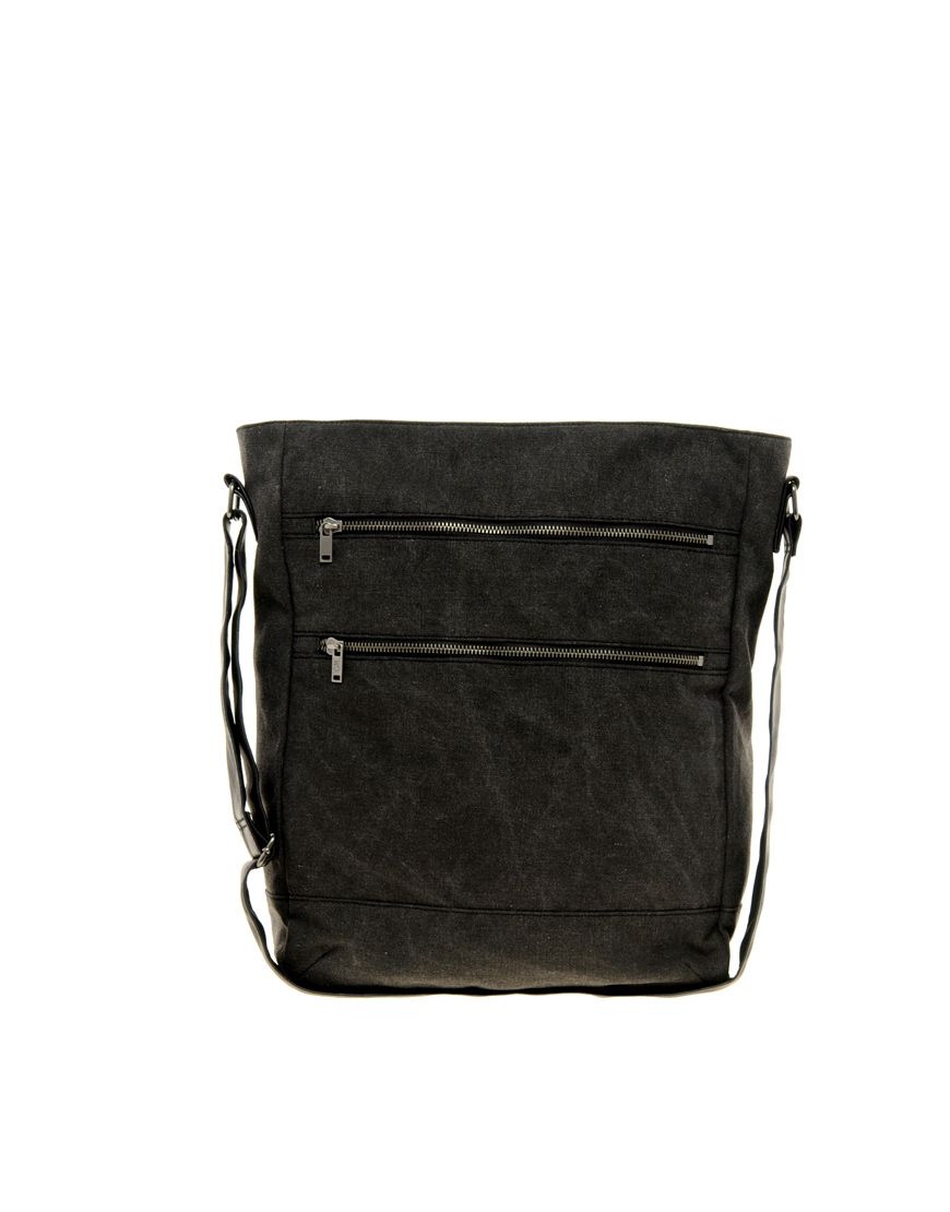 Lyst - Cheap Monday Messenger Bag in Black for Men
