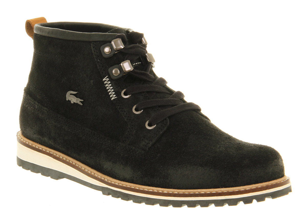 Lacoste Delevan Hiker New Black Leather 