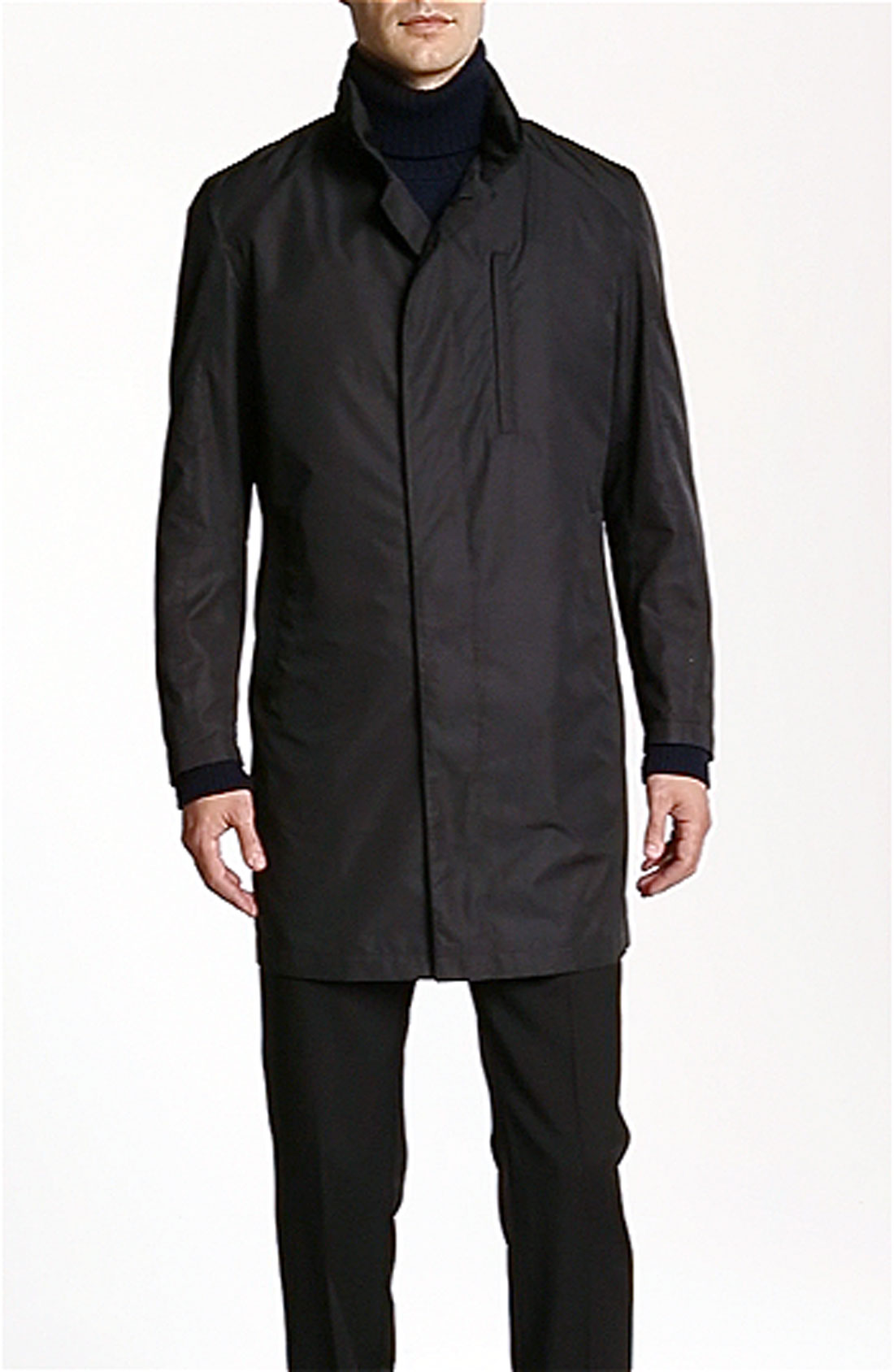 Sanyo Travel Top Coat in Black for Men Lyst
