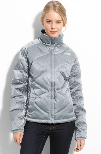The North Face Aconcagua Down Jacket in Silver (metallic silver) | Lyst