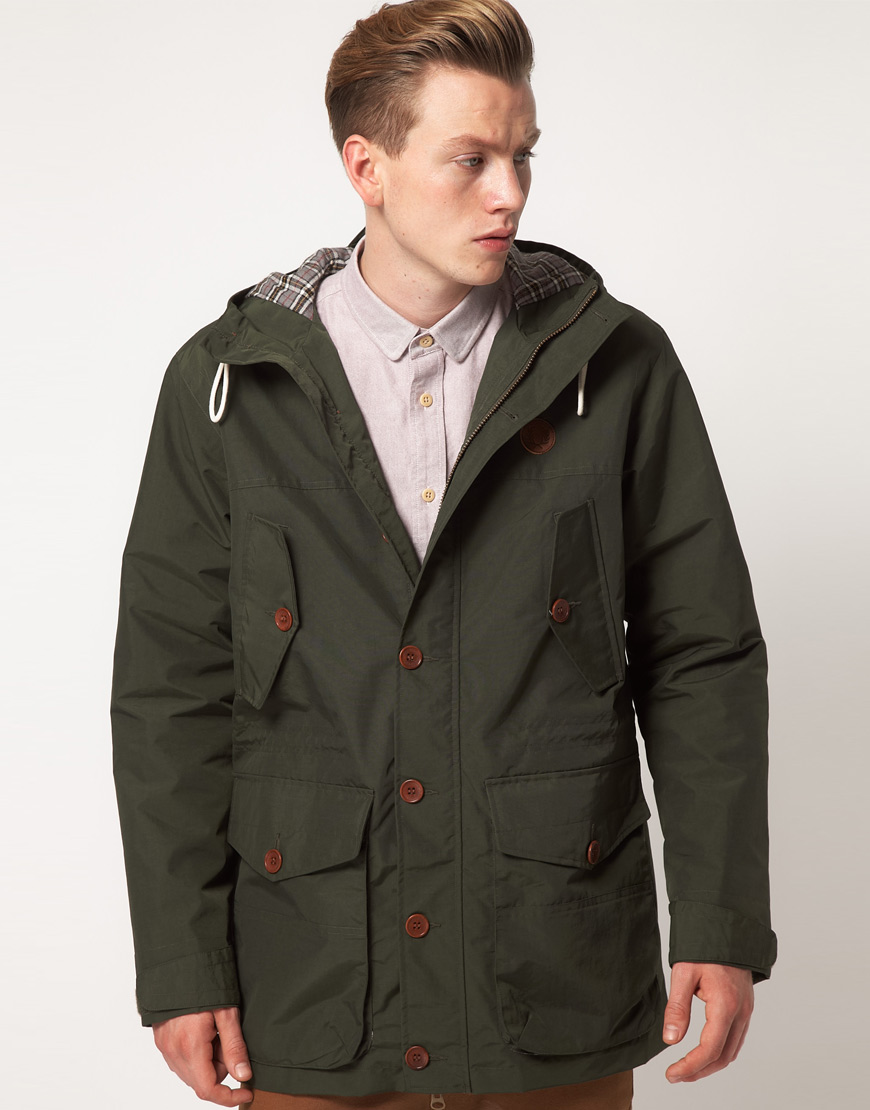 fred perry mens parka