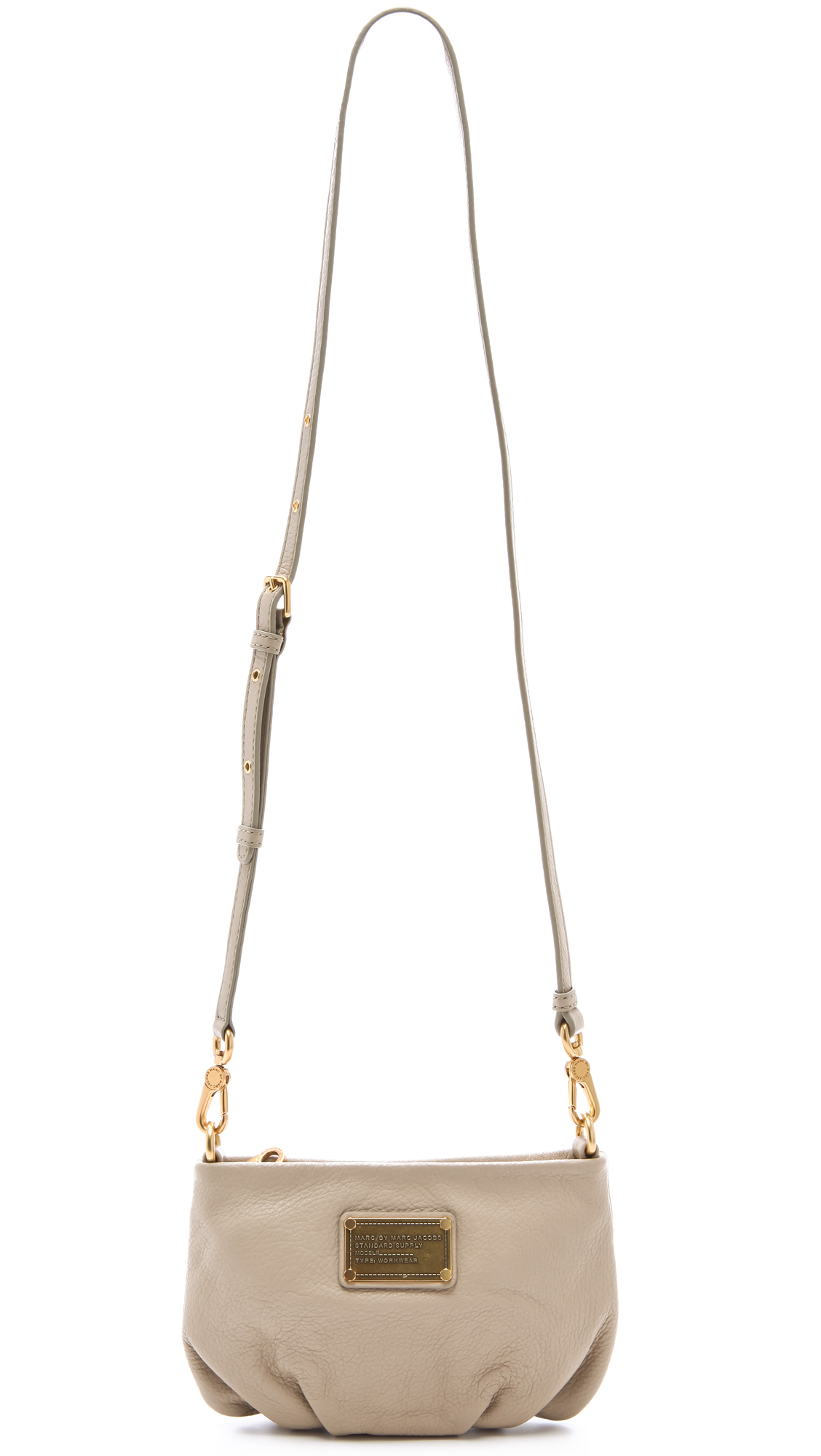 Marc By Marc Jacobs Classic Q Percy Cross Body Bag in Natural | Lyst