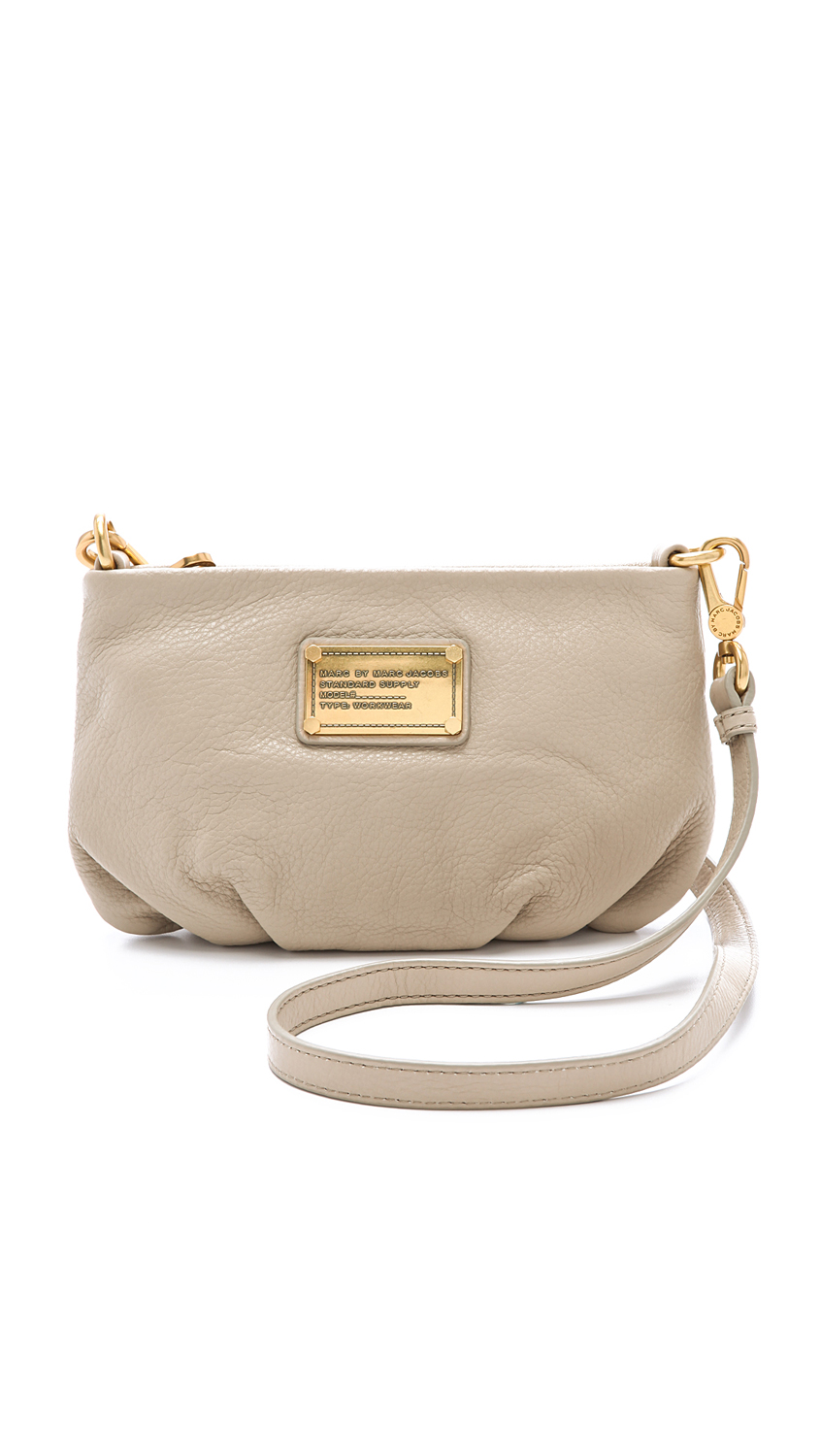 Marc By Marc Jacobs Classic Q Percy Cross Body Bag in Natural - Lyst