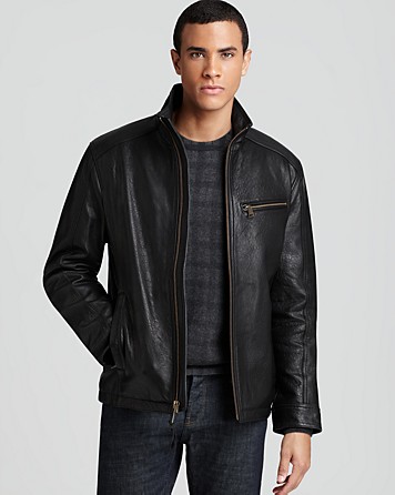 Lyst - Marc New York Nolan Rugged Leather Coat in Black for Men