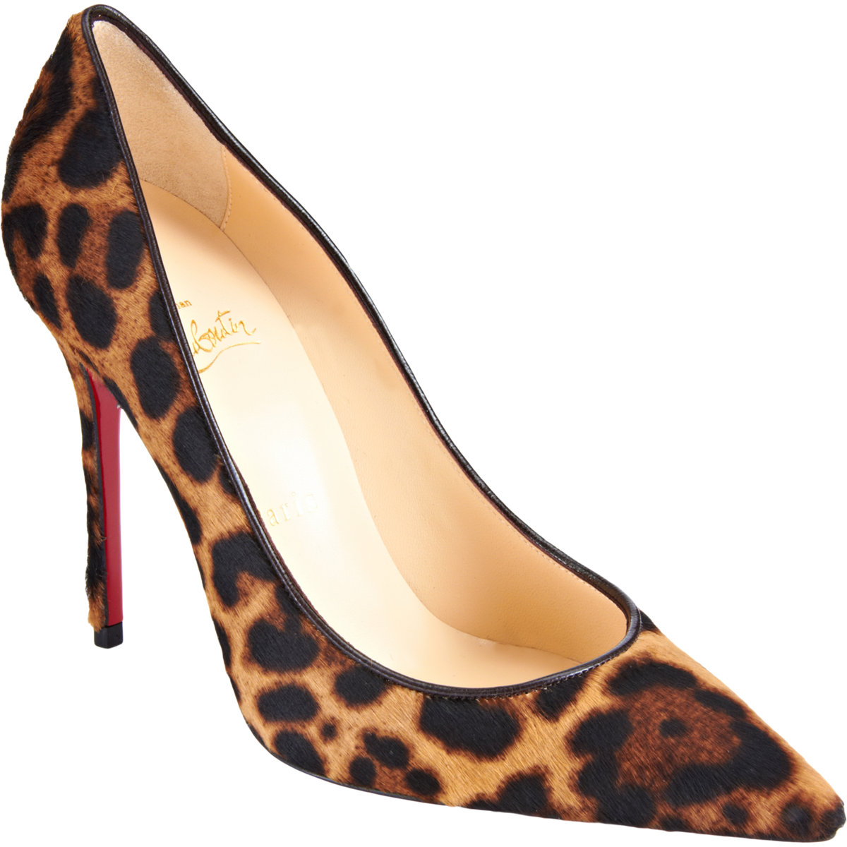 Christian louboutin Decollete 554 in Animal (leopard) | Lyst  