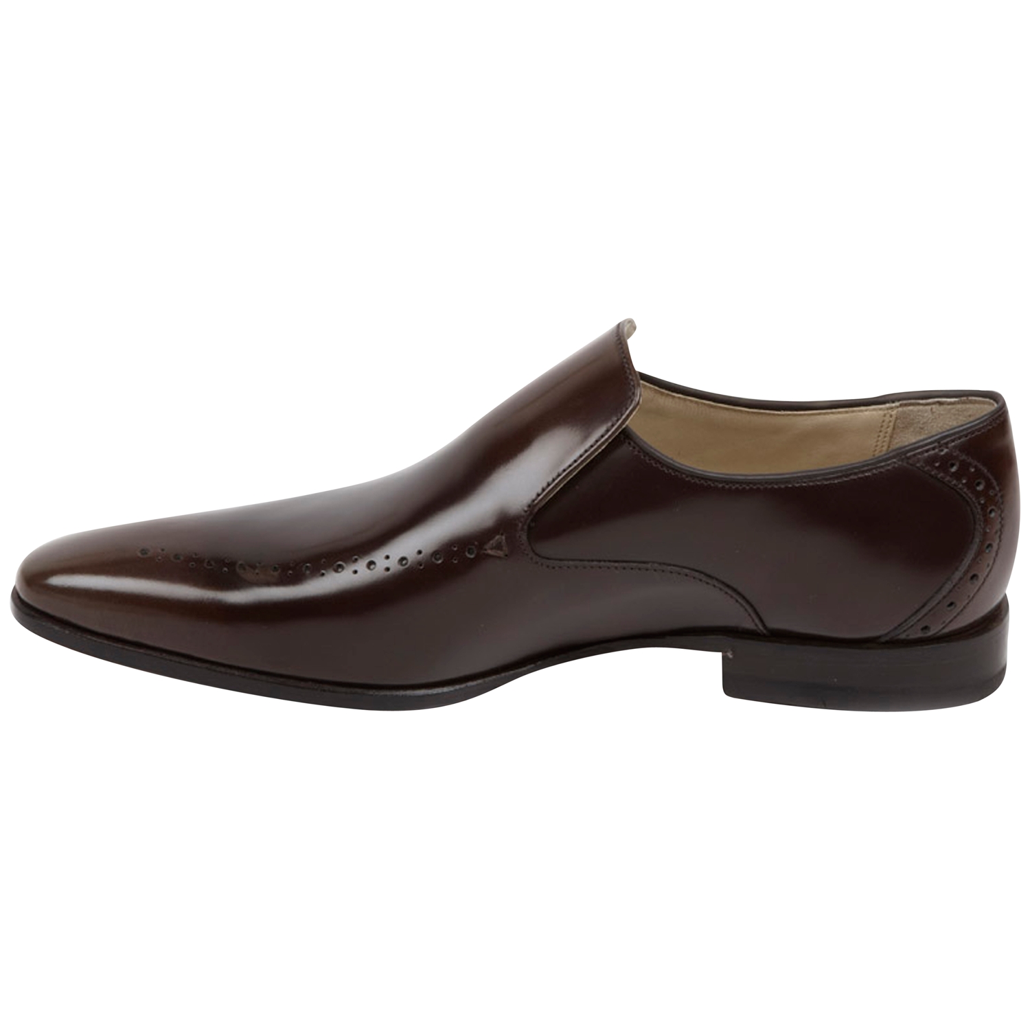 Oliver Sweeney Oliver Sweeney Pirie Leather Brogue Slip On Shoes Brown ...