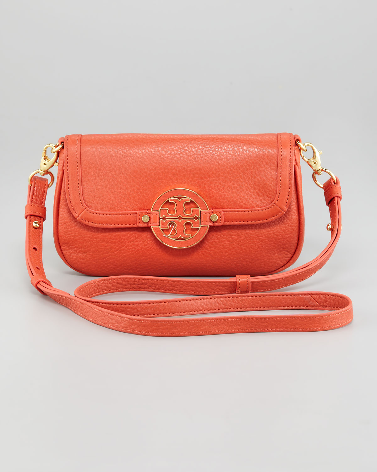 orange tory burch crossbody bag