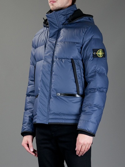 Stone Island Ice Padded Jacket In Blue For Men Lyst