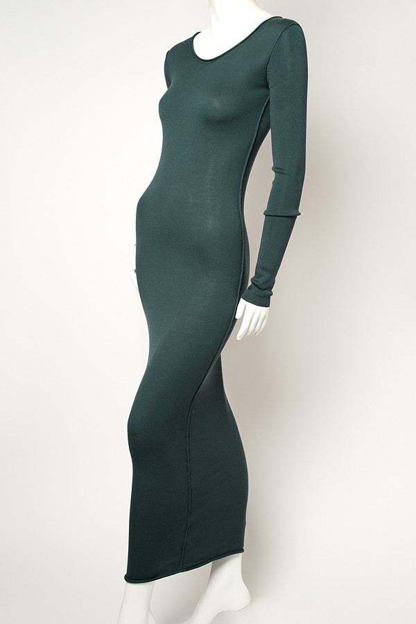 long sleeve jersey maxi dress
