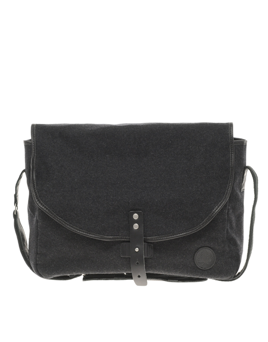 Fred Perry Messenger Bag in Gray for Men (grey) | Lyst