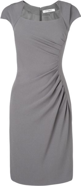 L.k.bennett Corvina Dress in Gray (grey) | Lyst