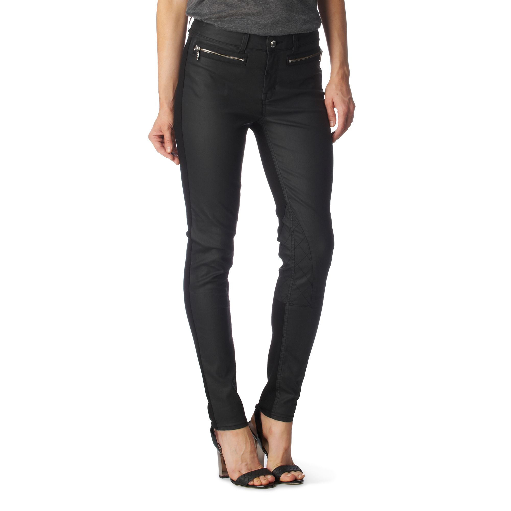 karen millen coated jeans