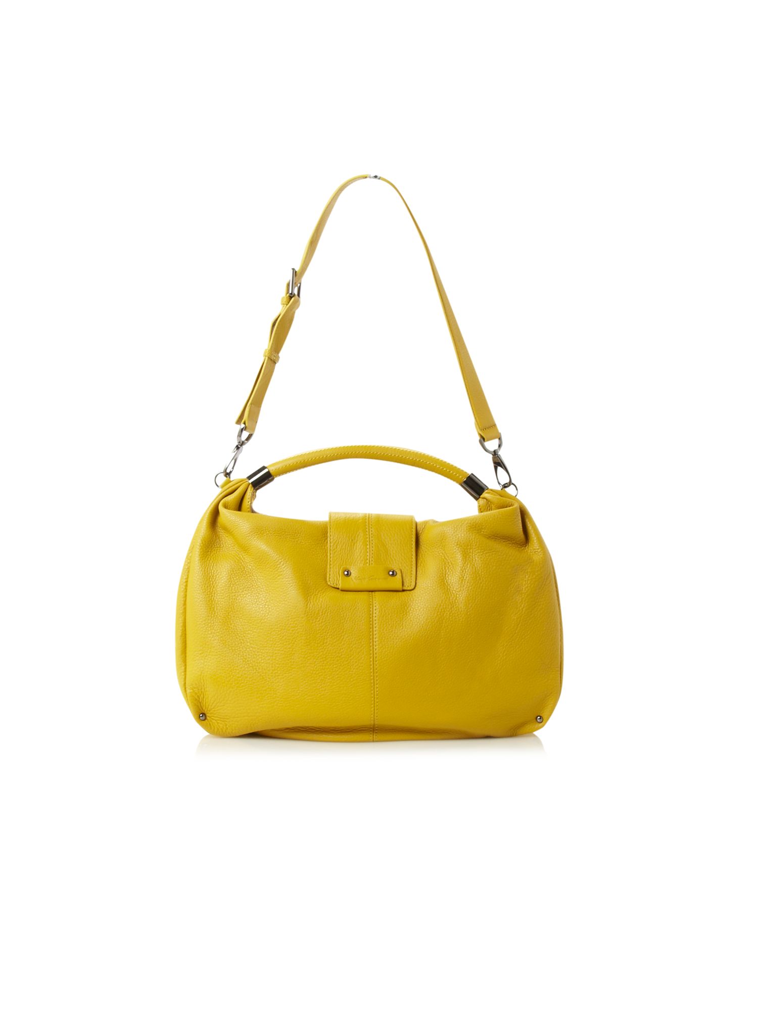 Kenneth Cole Tabtastic Slouch Hobo Bag in Yellow | Lyst