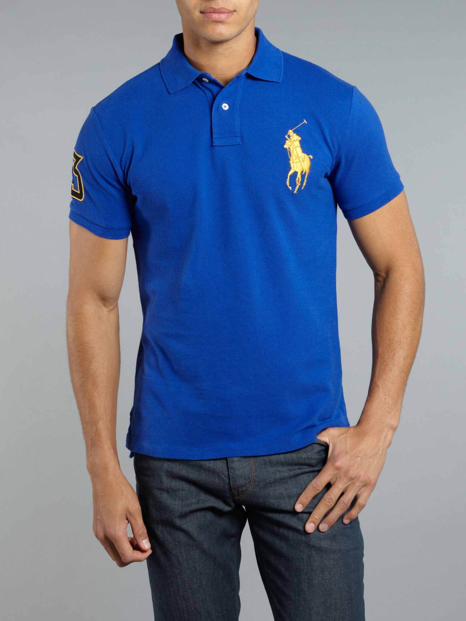 Polo ralph lauren Slim-fit Cotton Polo Shirt in Blue for 