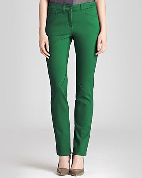 Reiss Jeans Ross Dart Slim Leg Jeans in Green (emerald) | Lyst