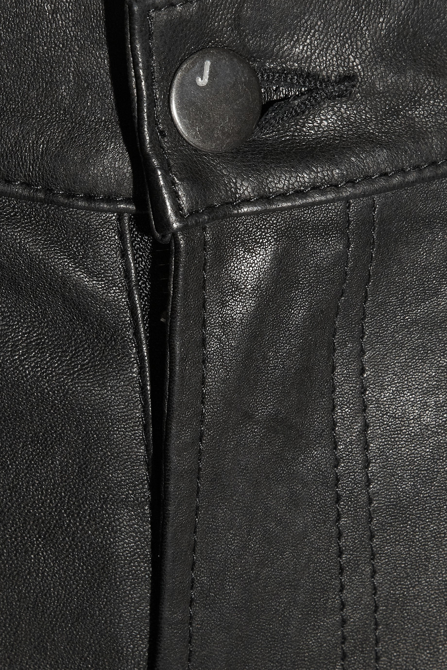 J Brand 8001 Leather Skinny Pants in Black - Lyst