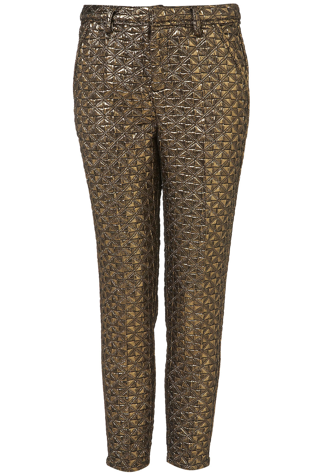 gold mesh trousers