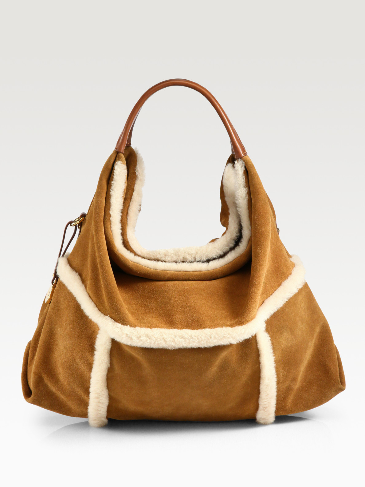 Ugg Quinn MixedMedia Hobo Bag in Brown (chestnut) Lyst