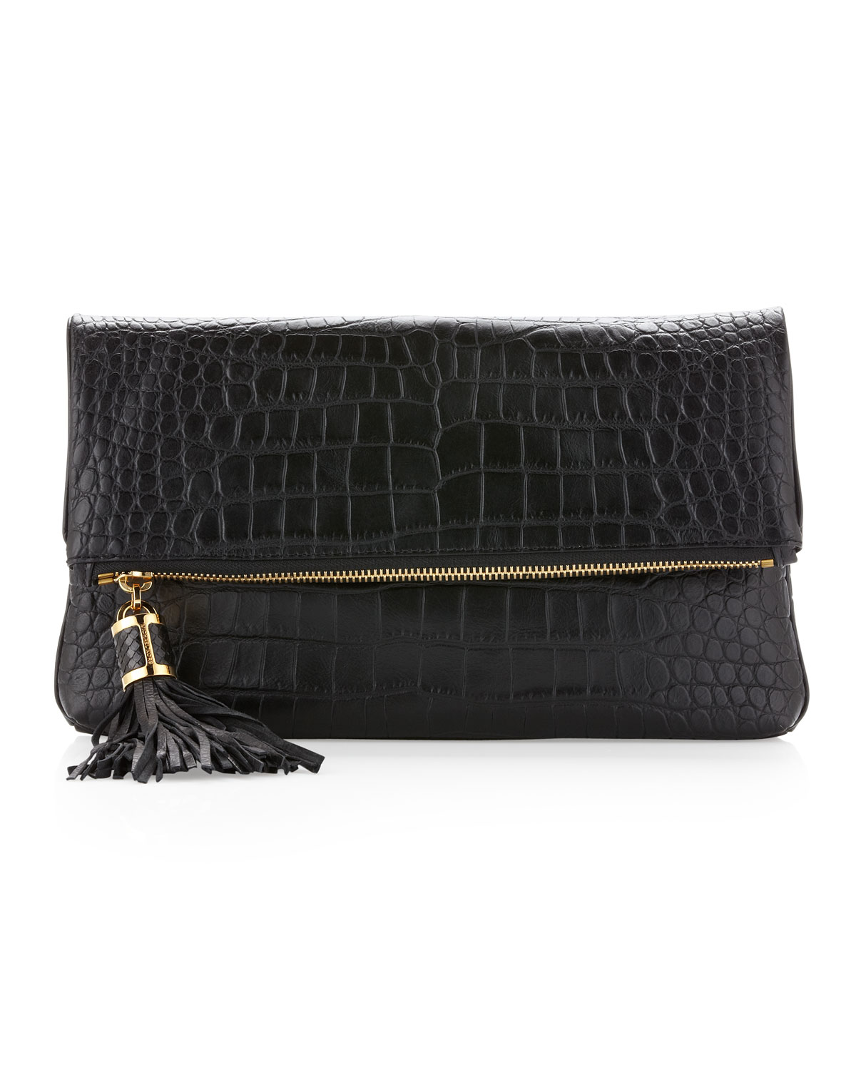 michael kors fold over clutch bag