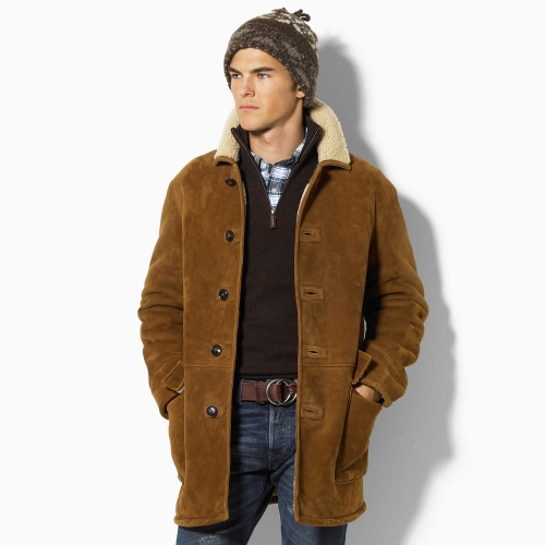 polo ralph lauren shearling jacket