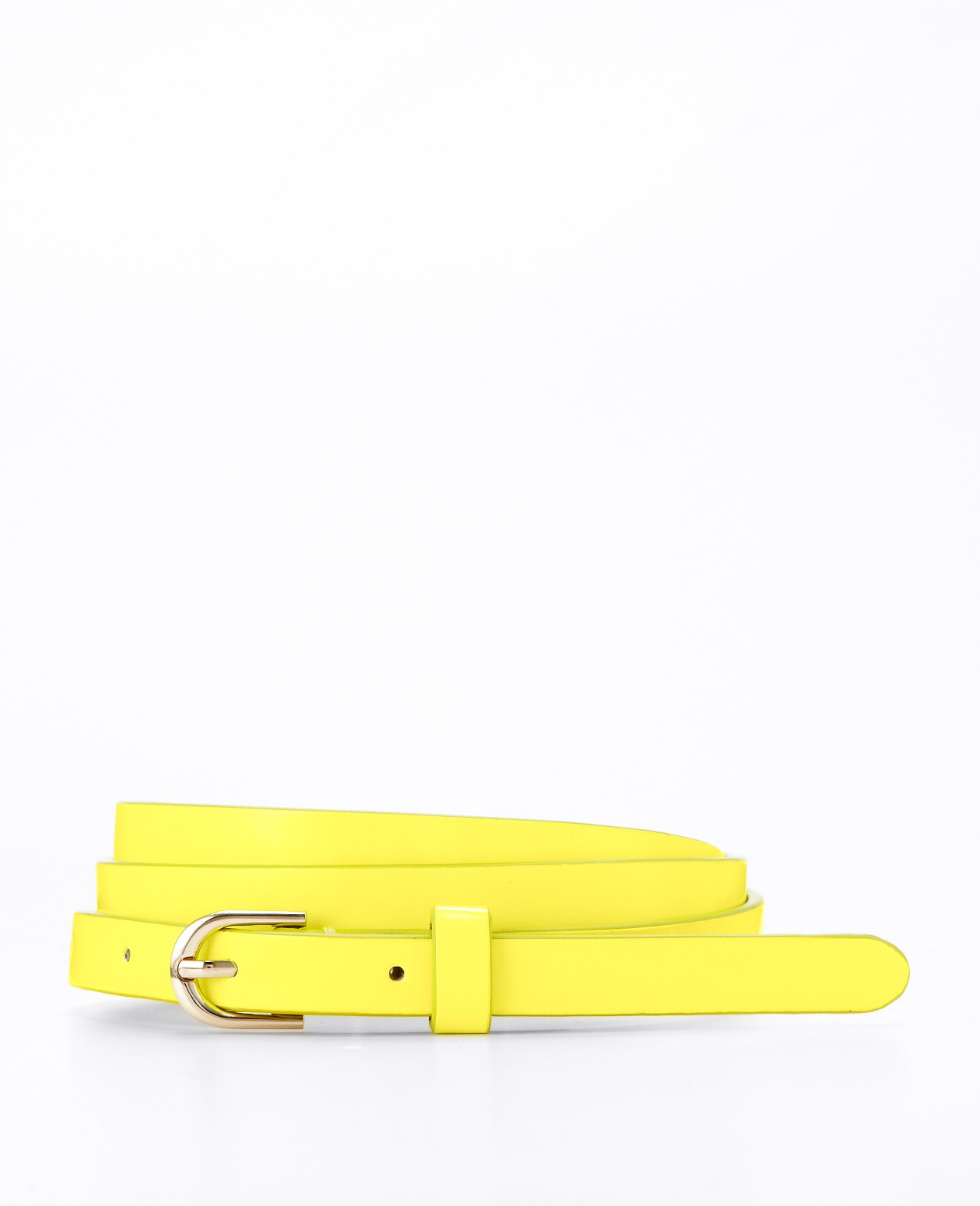 Lyst - Ann Taylor Perfect Skinny Belt in Yellow