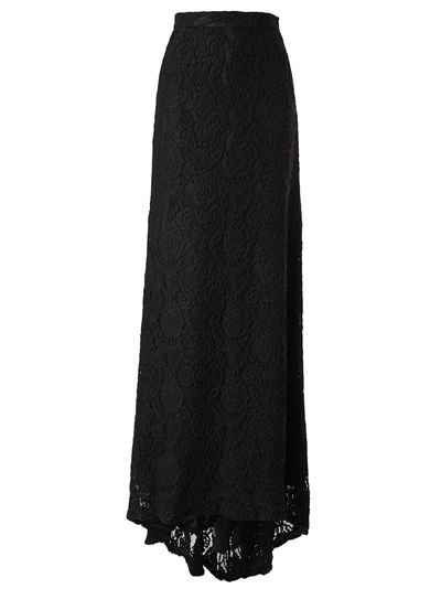 Blk Dnm Elongated Lace Maxi Skirt in Black | Lyst