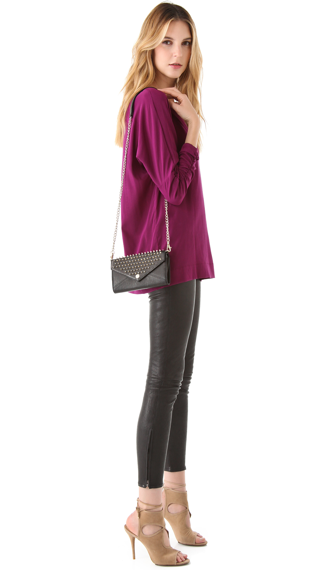 rebecca minkoff wallet on a chain