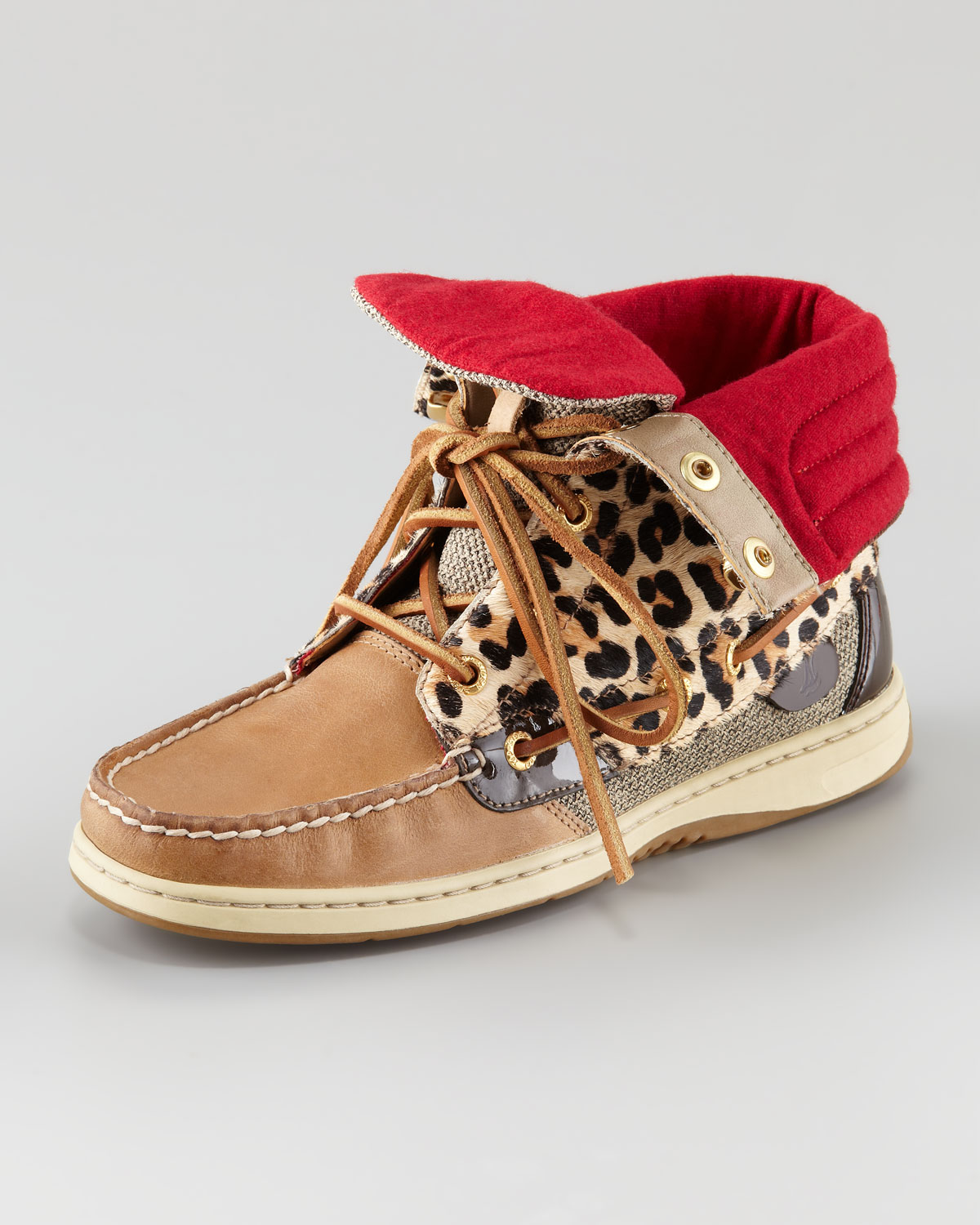 sperry leopard boots