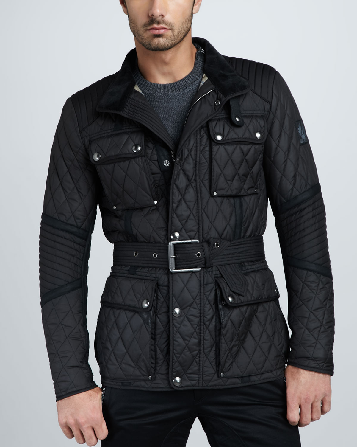 belstaff puffer jacket mens