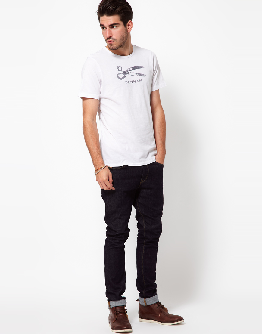Denham Tshirt with Scissor Logo in 