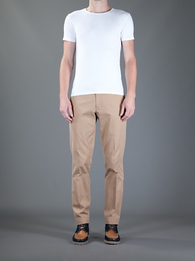 Polo Ralph Lauren Custom Fit Chino Trouser in Beige (Natural) for Men - Lyst