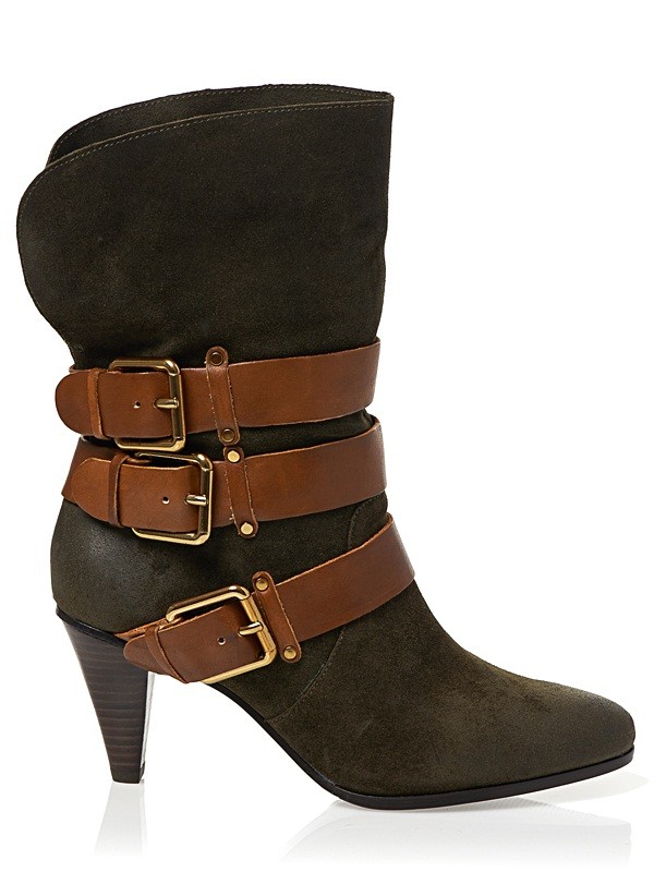 rebecca minkoff buckle booties