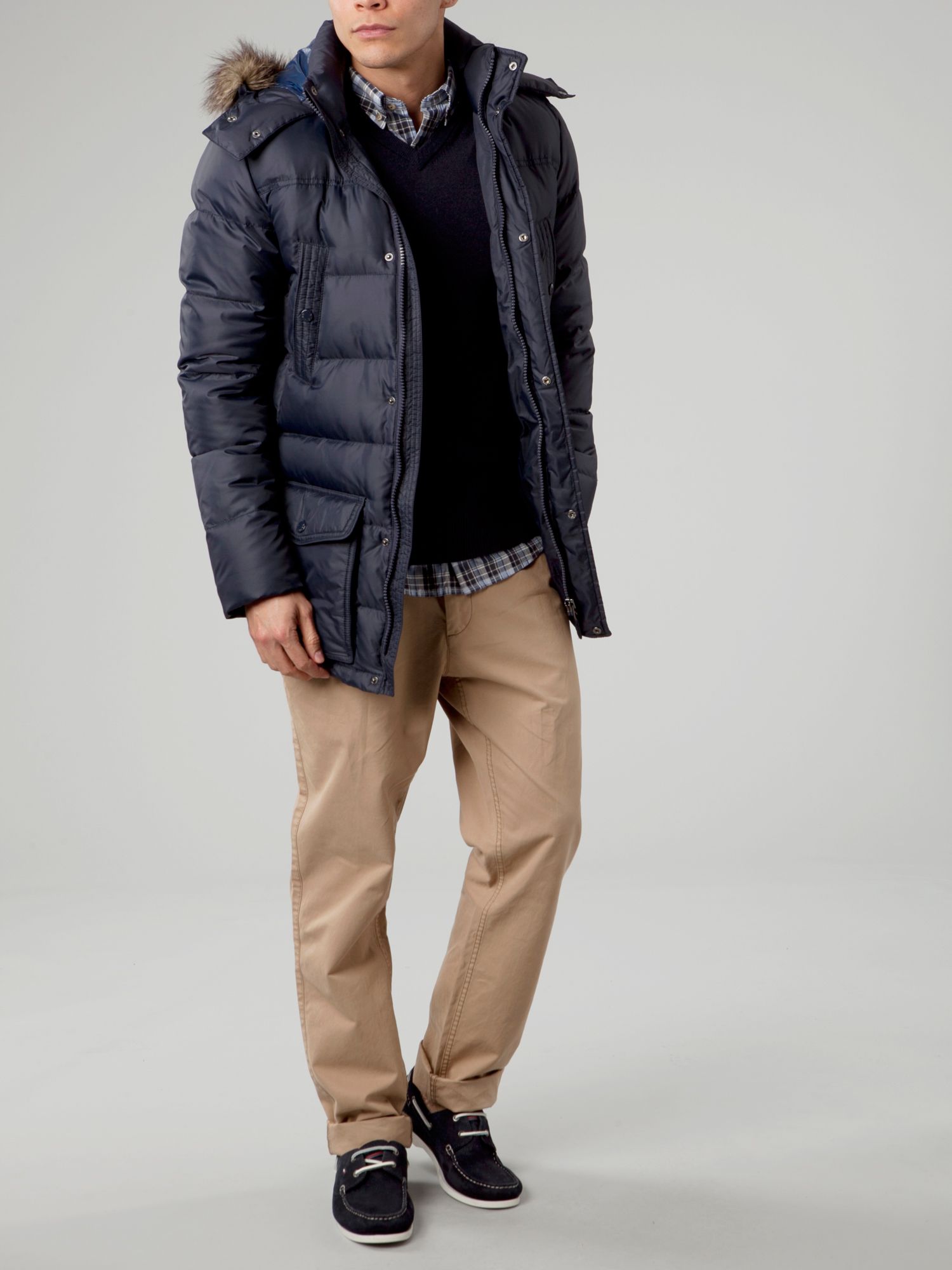 tommy down filled parka