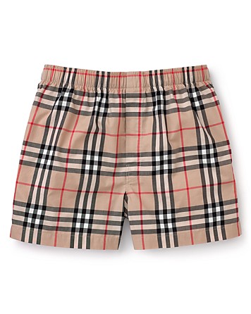 Burberry Check Woven Boxers in Natural for Men | Lyst