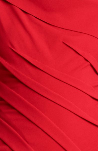 Donna Karan New York Collection Matte Jersey Dress in Red (lipstick red ...