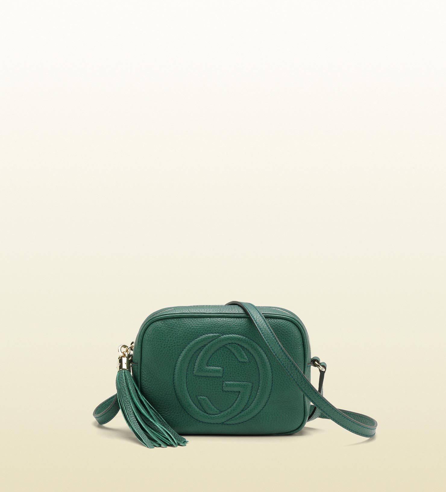 Gucci Soho Dark Green Disco Bag | Lyst