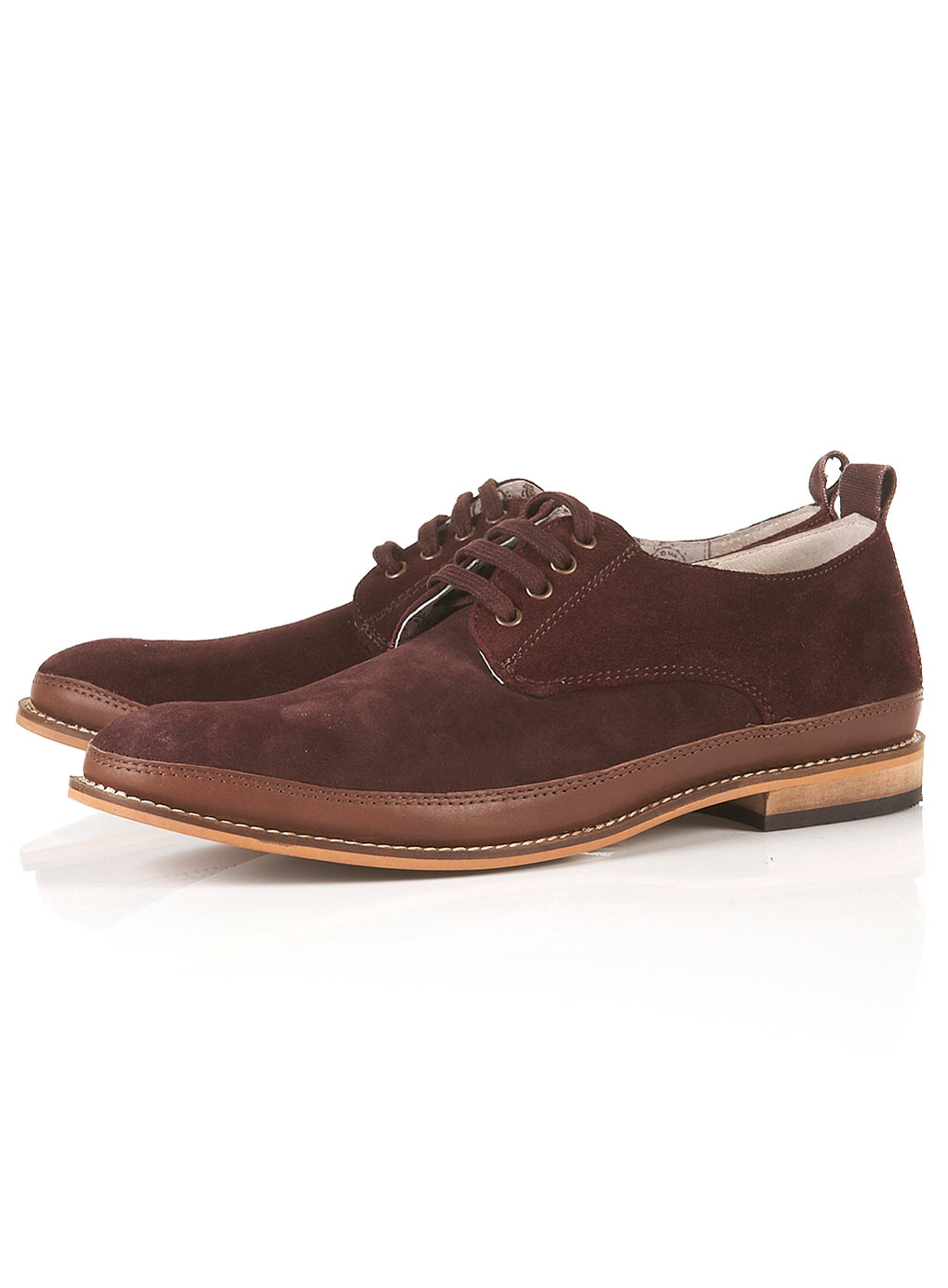 Topman Mino Guard Lace Up Shoes in Brown for Men (red) | Lyst