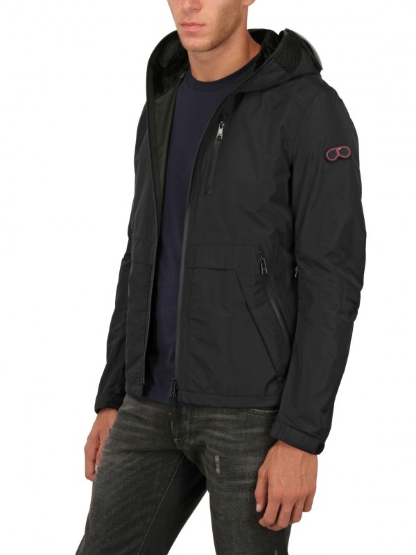 Lyst - Ai riders on the storm Lightweight Nylon Casual Jacket in Black ...