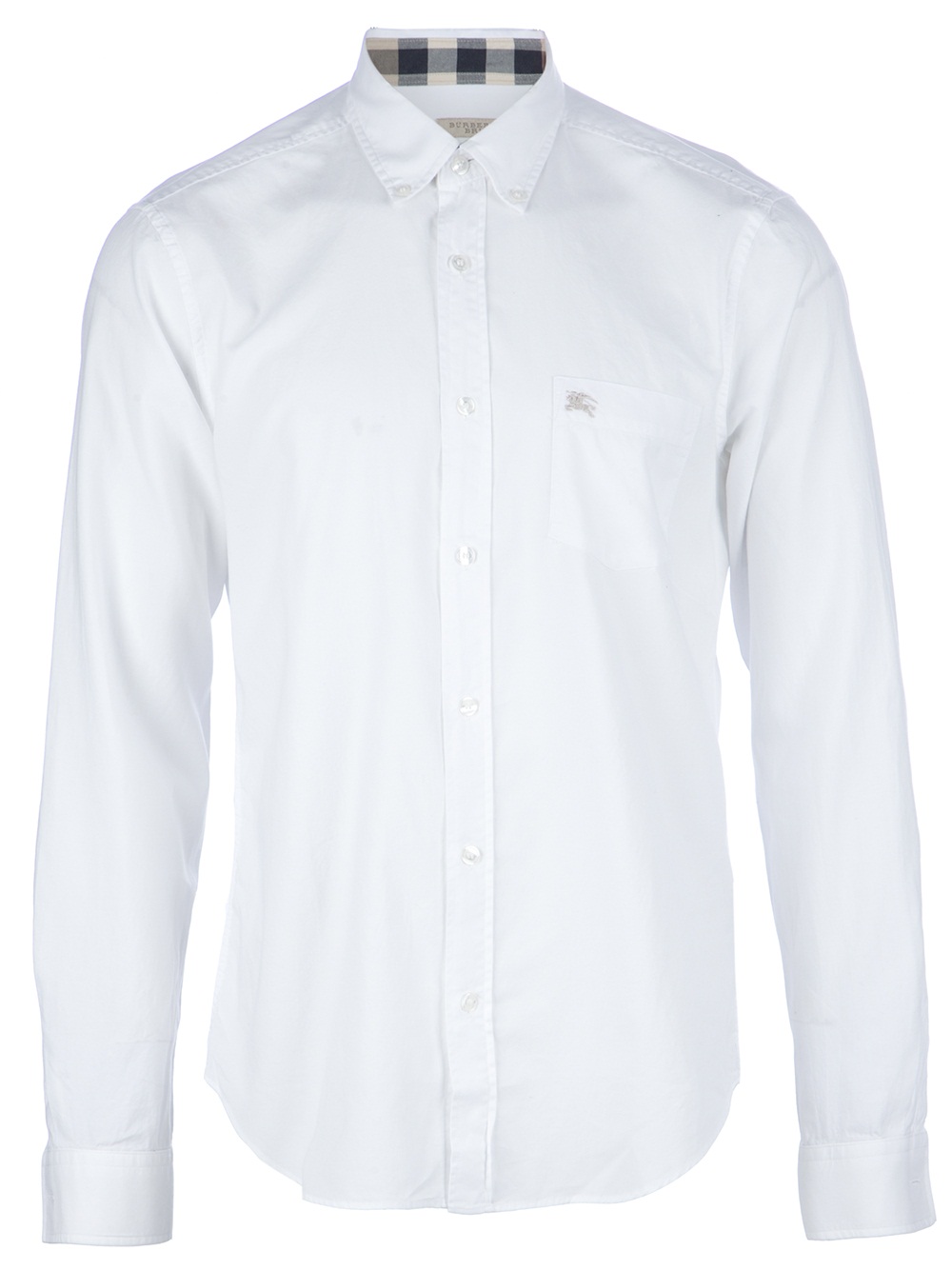 Burberry Brit Cotton Shirt in White for Men | Lyst