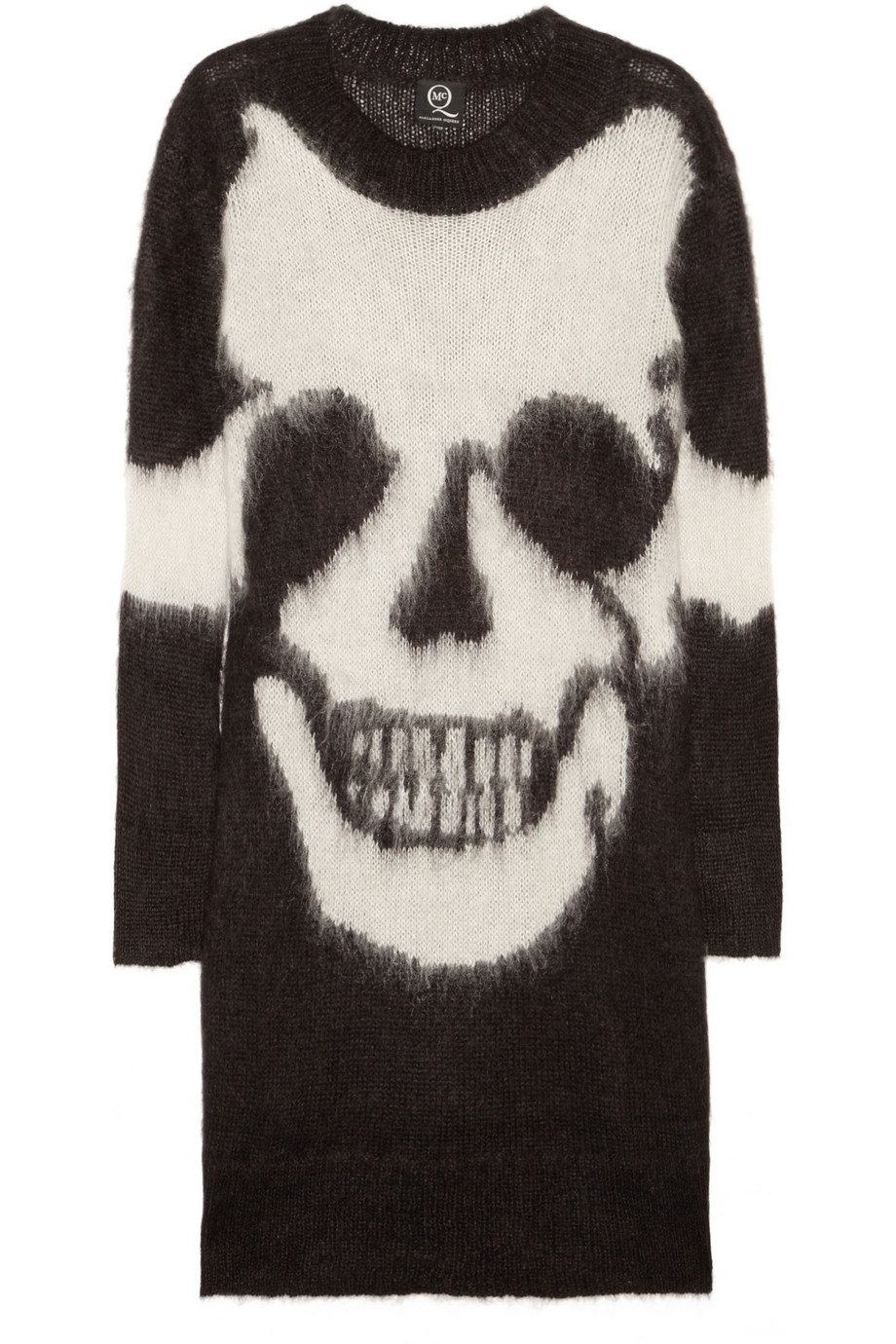 skull mohair sweater